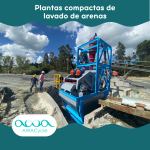Planta compacta de lavado de arena